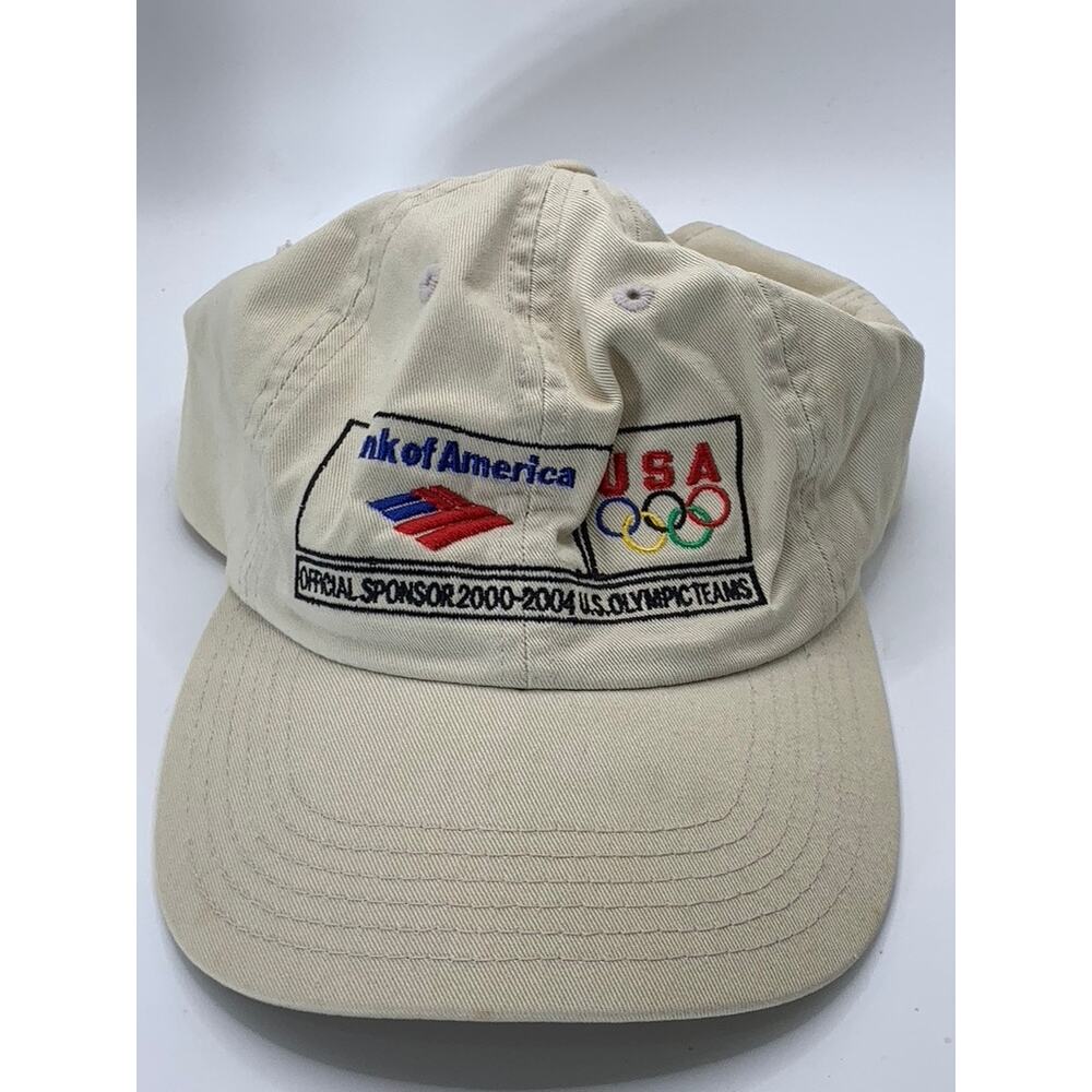 CAPTIVE8 NEW YORK Men's Vintage Tan "Bank of America" Adjustable Baseball Hat OS